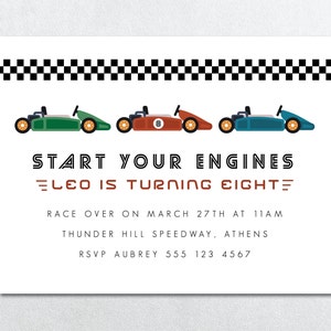 Go Kart Birthday Invite, Go Kart Invitation, Race car Invite, Go Karting Party, Instant Download, Race car Invite Editable Template, Racing