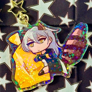 Honkai Star Rail Acrylic Keychain - 4 Inch Stelle Keychain - Anime Gaming Accessories