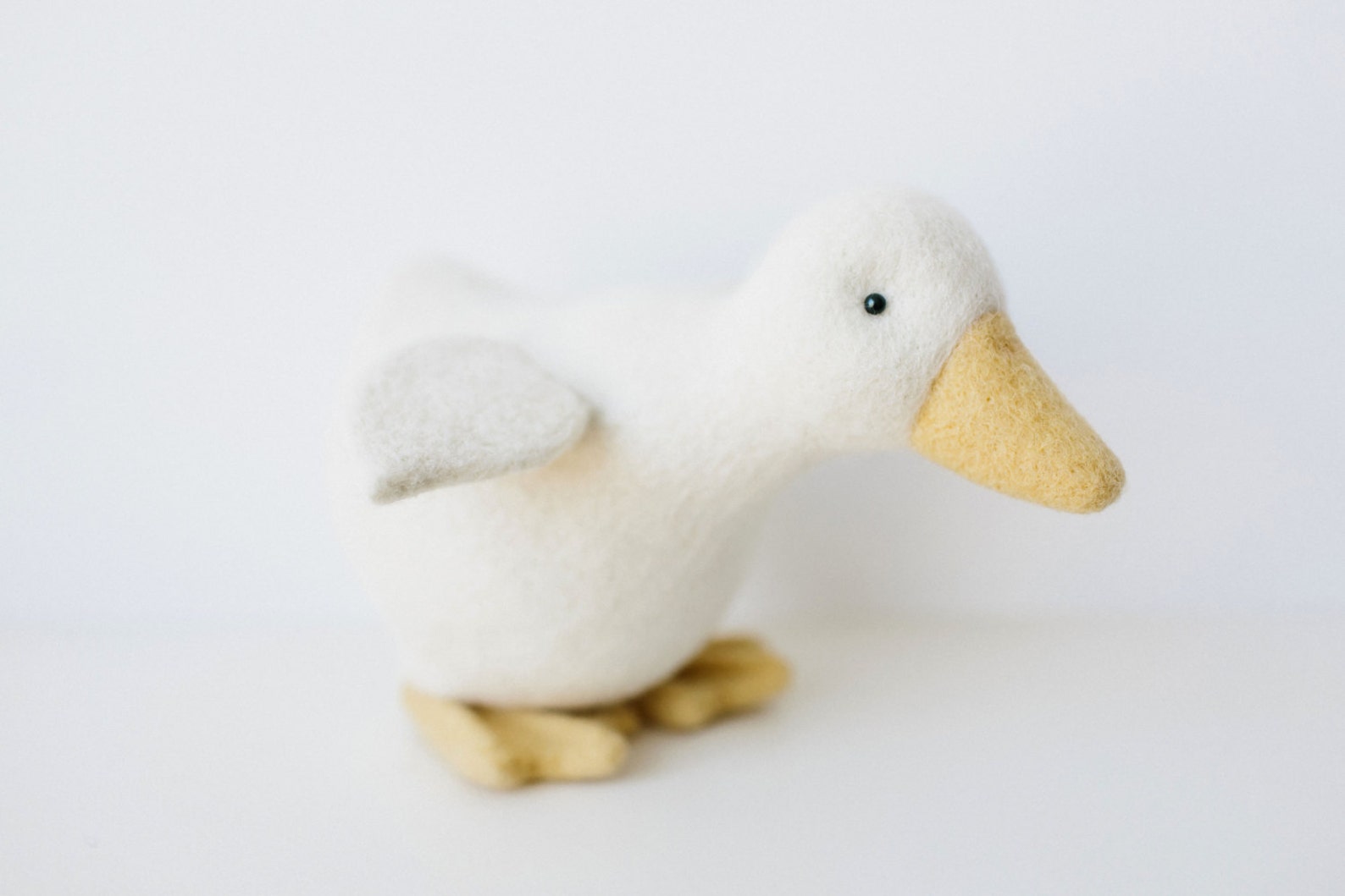 Needle Felted Goose Figurine Rustic Easter Decoration Cute Etsy