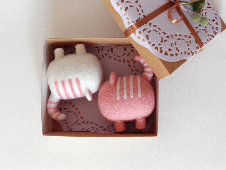 Cute Desk Accessories Cat Lover Gift Kawaii Kitten Cute Etsy