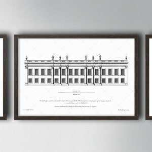 Georgian Townhouse Print: 18th Century English Architecture