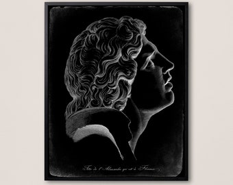Ancient Greek Sculpture Art Print: Volpato Drawing, Renaissance Illustration