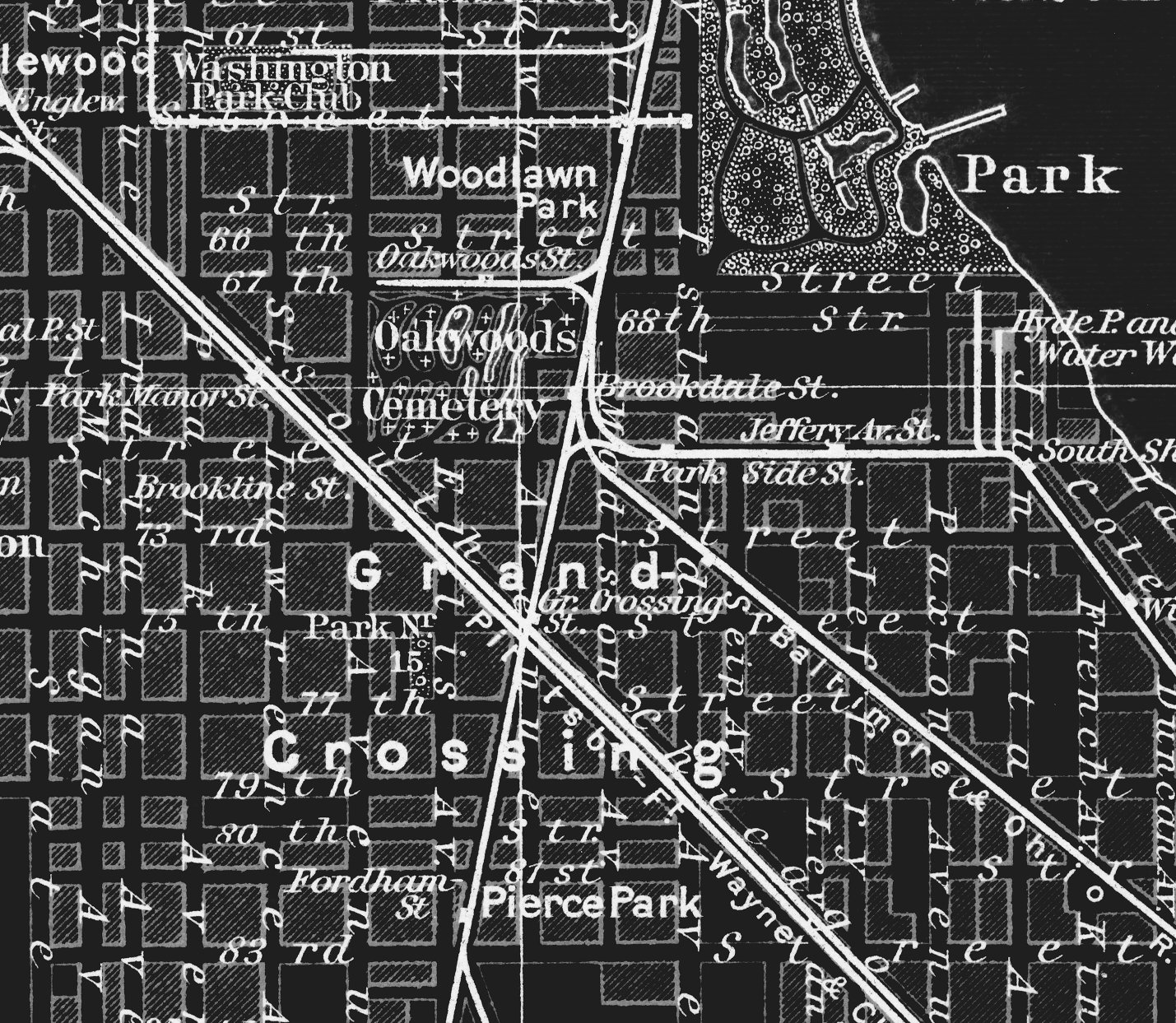 Chicago Illinois Vintage 1900s Chicago City Map Circa 1900s | Etsy