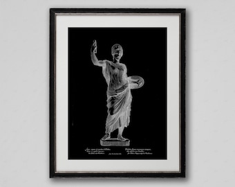 Versailles Statue Print: French Revolution Art, Cabinet du Roi