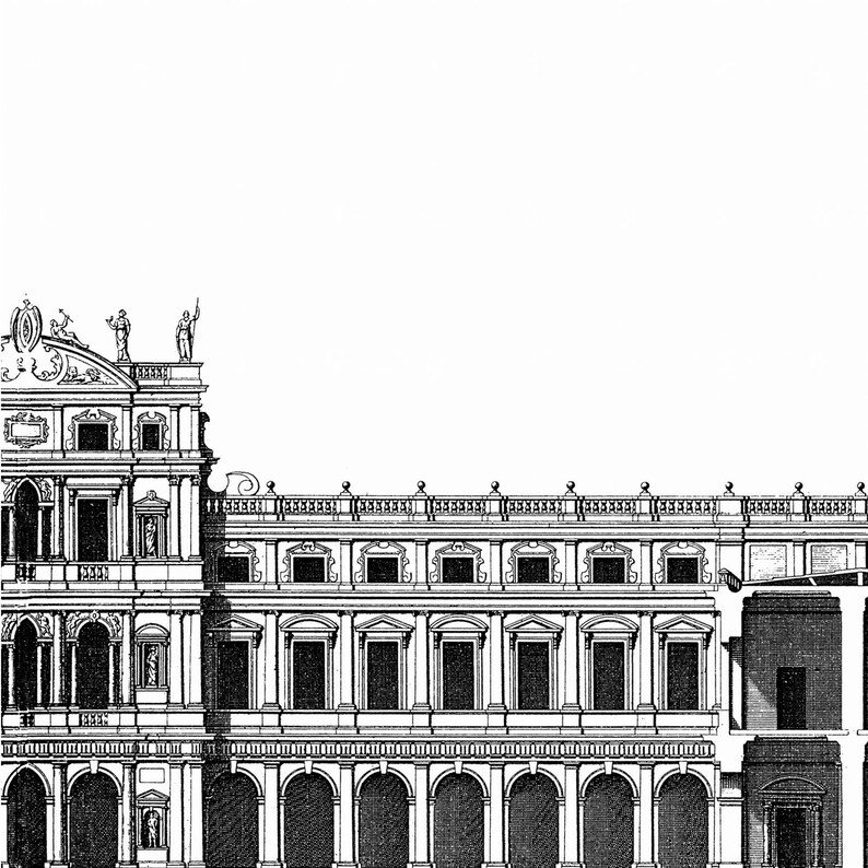 18TH C. PALACE ELEVATIONS 3 Vintage British Architecture - Etsy