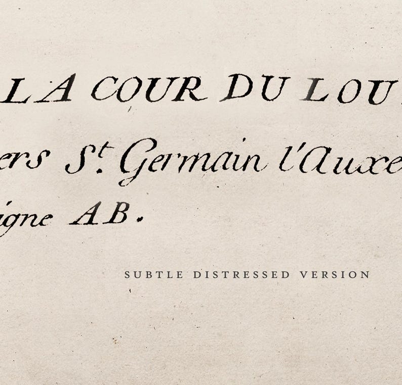 May include: A vintage book cover with the title "LA COUR DU LOU" and the text "ers S: Germain l'Auxeigne AB." The cover has a distressed, subtle look.