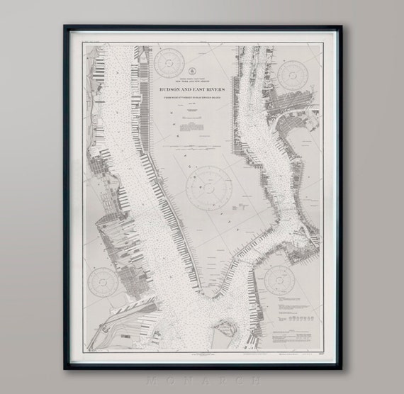 Hudson River Nautical Chart