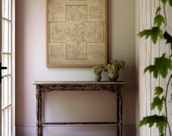 Vintage Star Map Print: French Carte Celeste Astronomy Decor