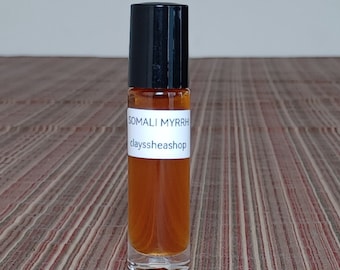 Somali Myrrh Fragrance Body Oil 1/3 Oz Roll On Bottle
