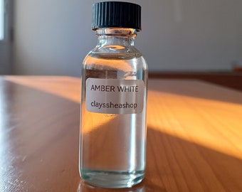 Amber White Essential Oil Fragrance Perfume Body Oil 1/3oz Roll On (U)