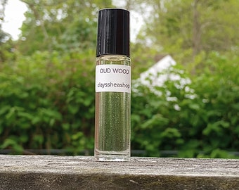 Oud Wood Fragrance Body Oil 1/3 Oz Roll On Bottle
