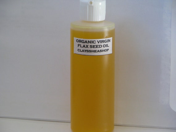 Unrefined Organic Flax Seed Linseed Flaxseed Oil 100% Pure Cold Pressed
