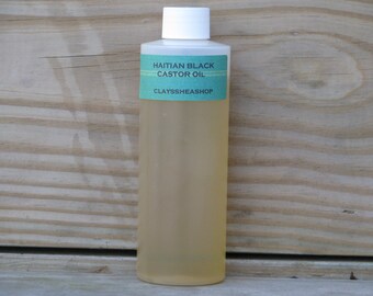 Pure Organic Natural Dark Black Haitian Castor Oil L &#39;huile Mascreti