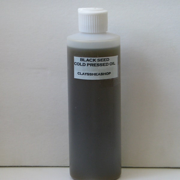 100% Organic Cold Pressed  Unrefined Unprocessed Extra Virgin Black Seed Oil