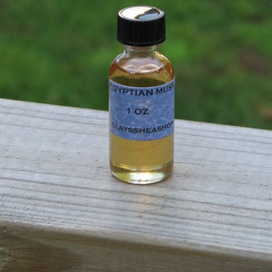 EGYPTIAN MUSK Traditional Fragrance Body Oil - 100% Pure and Thick