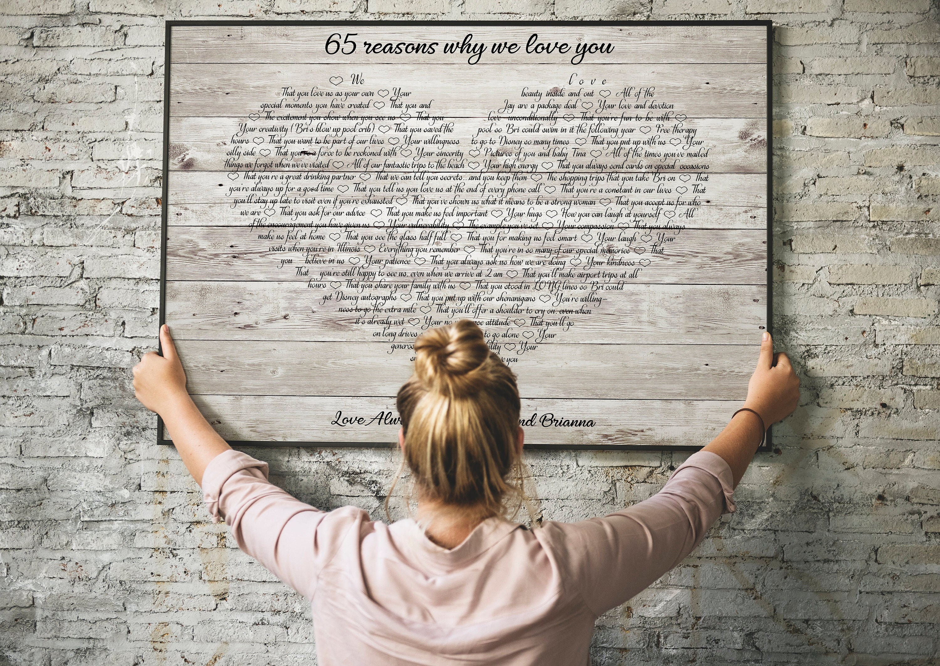 40 reasons why we love you things I love about you birthday Etsy