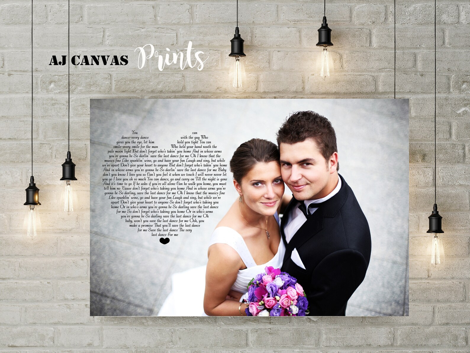 Personalized Meaningful Wedding Gifts First Dance Song Words | Etsy