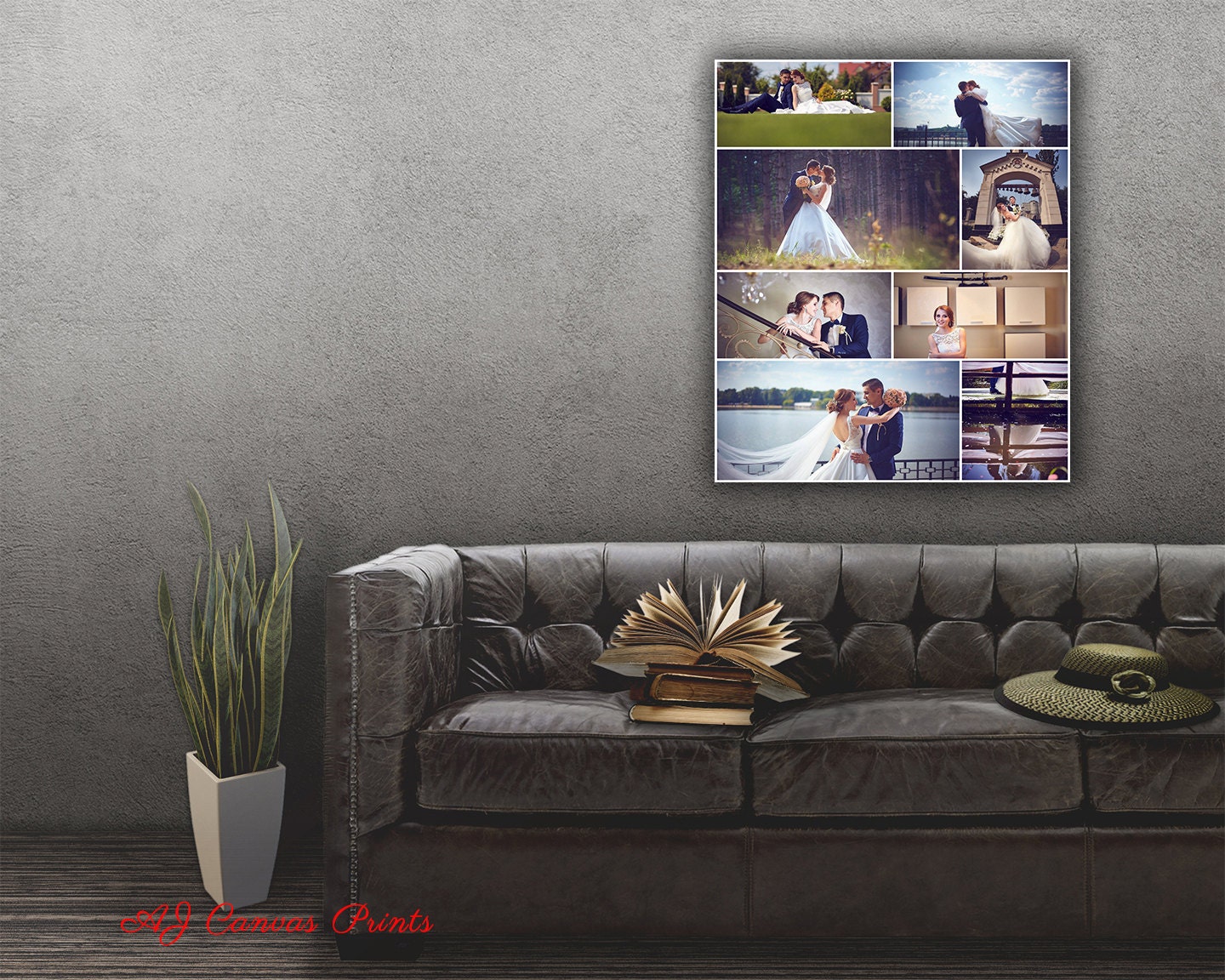 Photo Collage on Canvas Pictures Collage Collage Wall Art - Etsy