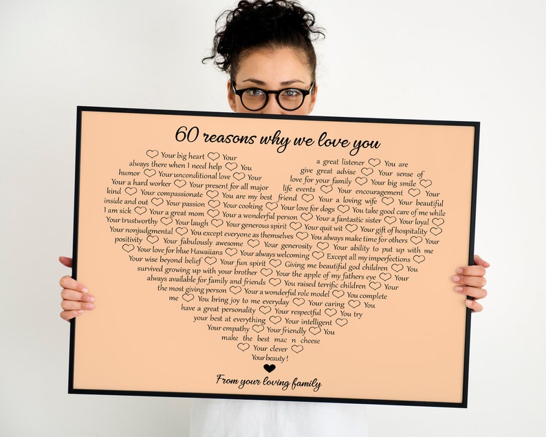 40 Gründe warum wir dich lieben Dinge die ich an dir liebe Etsy