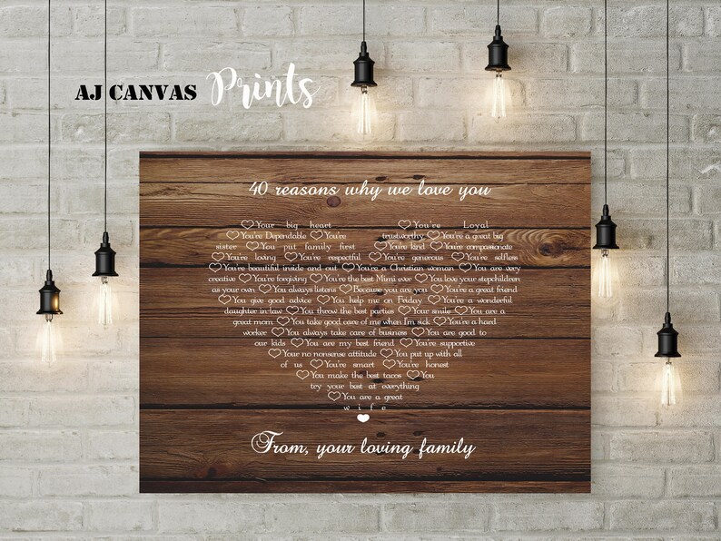 Gästebuch "30 Gründe Warum Wir Dich Lieben" - Personalisierbar Für 30. Geburtstag