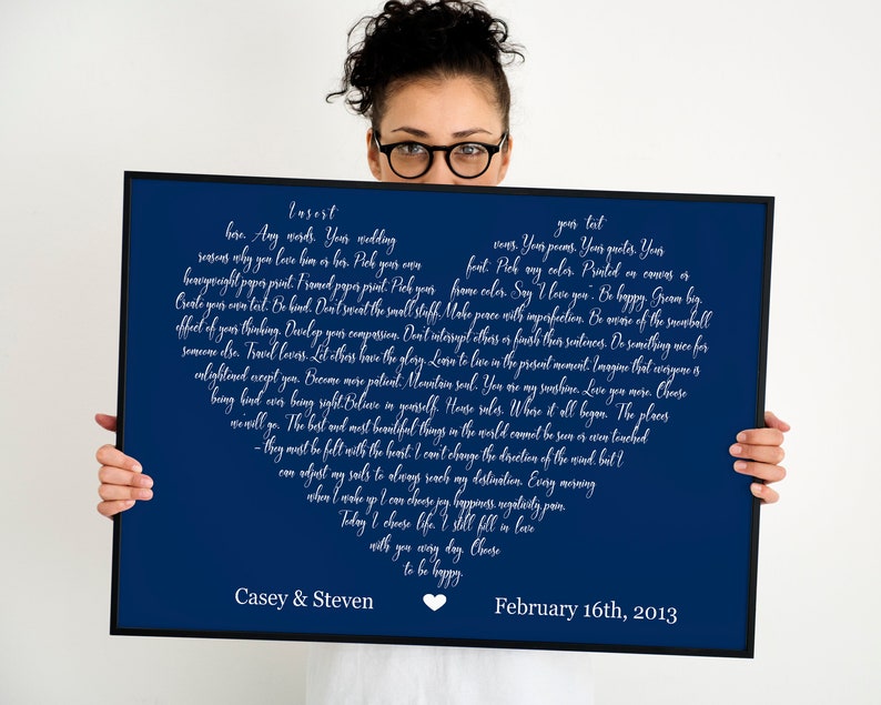 Personalized Song Lyric Wall Art Custom Wood Signs Music Etsy UK