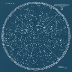 Kovar Star Map Constellation Chart Celestial Star Chart - Etsy