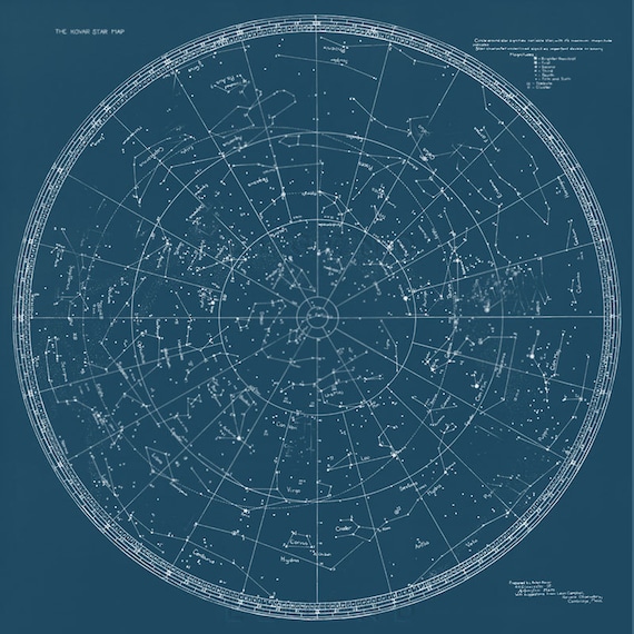 Northern Hemisphere Constellation Chart
