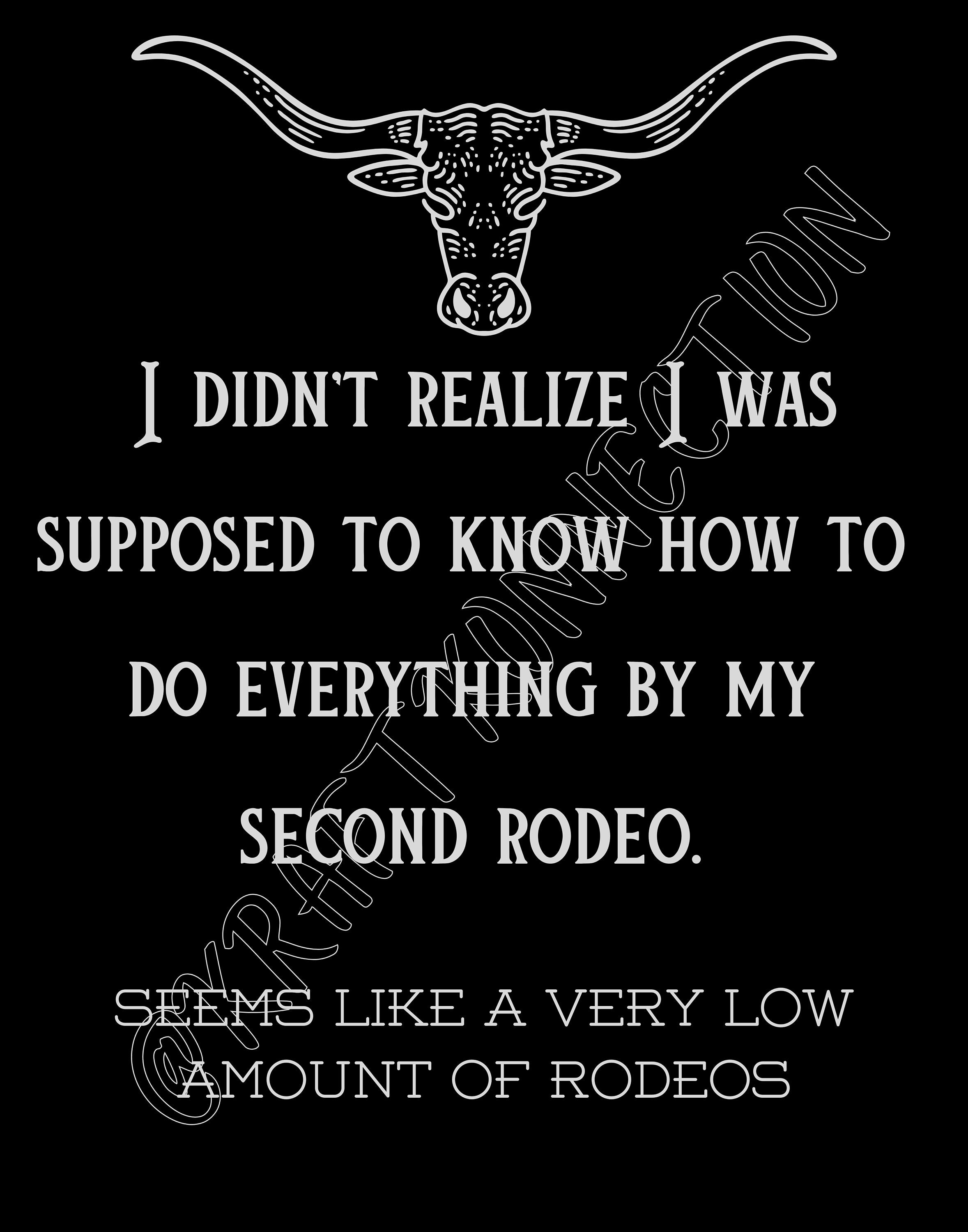 I Didn't Realize I Was Supposed to Learn Everything by My Second Rodeo ...