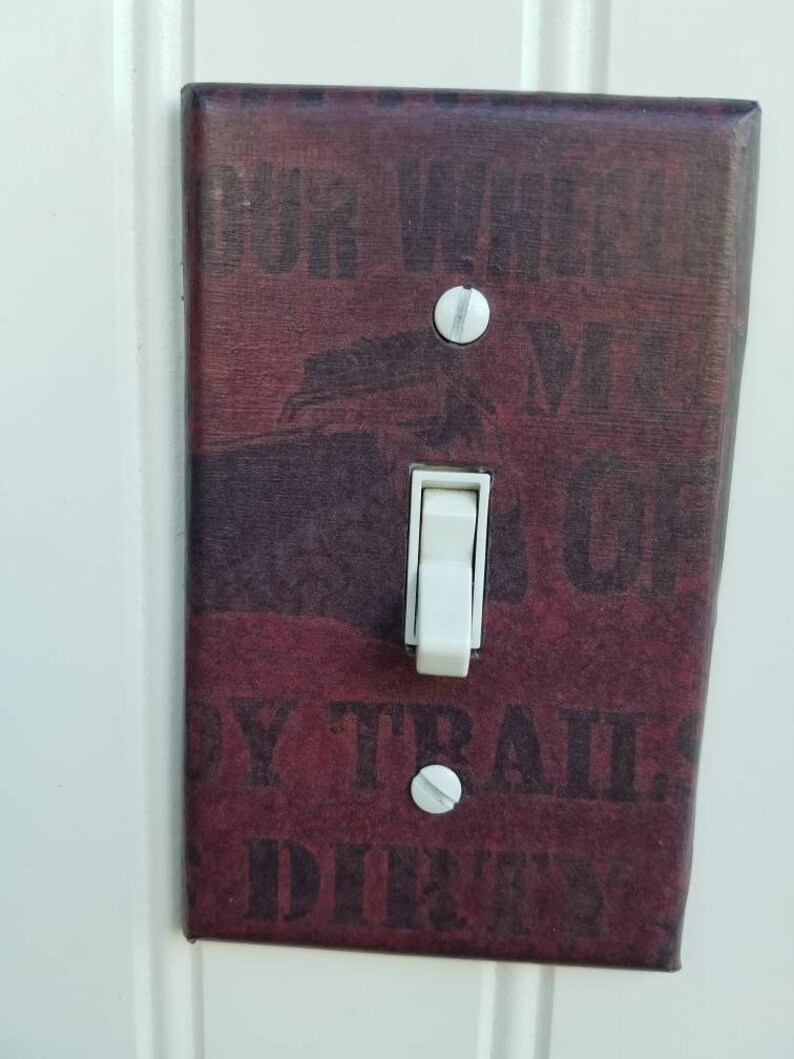 Car Themed Light Switch Covers off Road Switchplate ATV Etsy