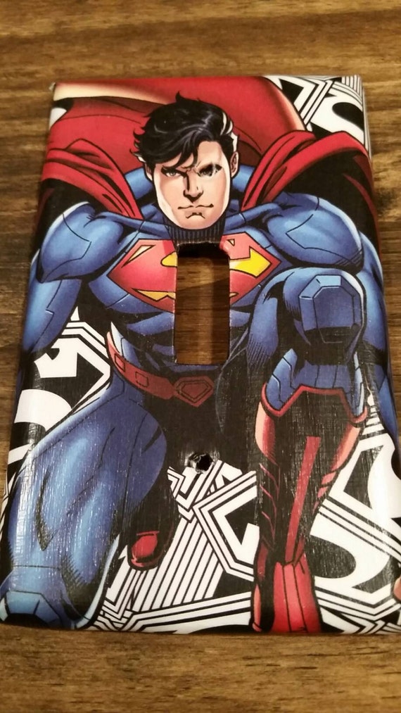 DC Superman Man of Steel Light Switch Cover Plate
