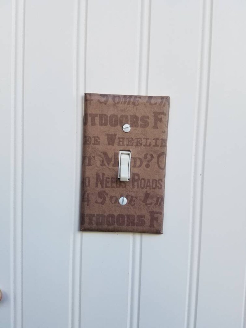 Car Themed Light Switch Covers off Road Switchplate ATV Etsy