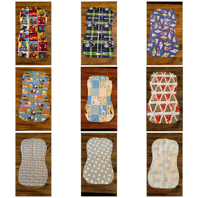BestBaby Baby Burp Cloths. Package of 3. Flannel burp cloths Etsy