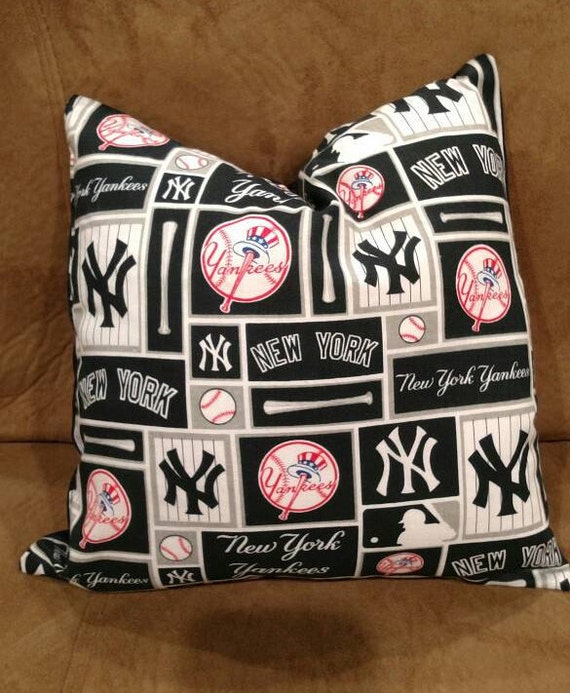 New York Yankees Decorative Throw Pillow Baseball Throw Etsy