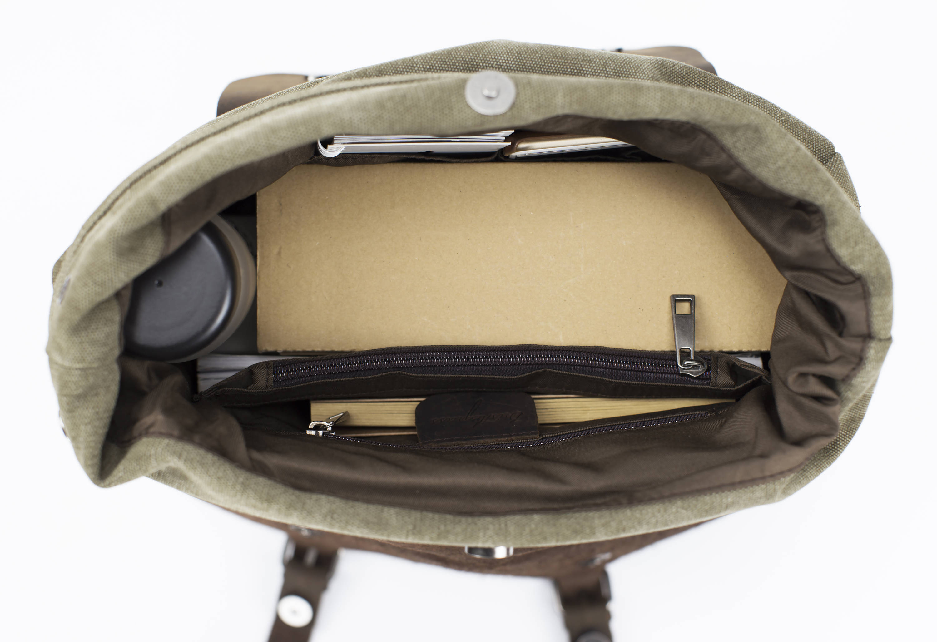 vintage style canvas backpack
