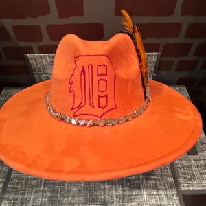 Burnt Orange Cowboy Hat - Etsy display picture 1