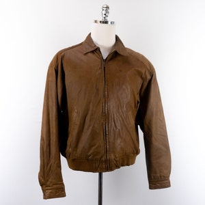 Vintage Claiborne Mens Leather Jacket - Etsy Canada