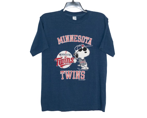 Vintage 1988 Minnesota Twins MLB Baseball Snoopy P