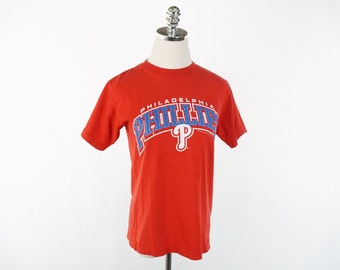 90s Philadelphia Phillies Baseball Logo T-shirt Youth Large - Etsy