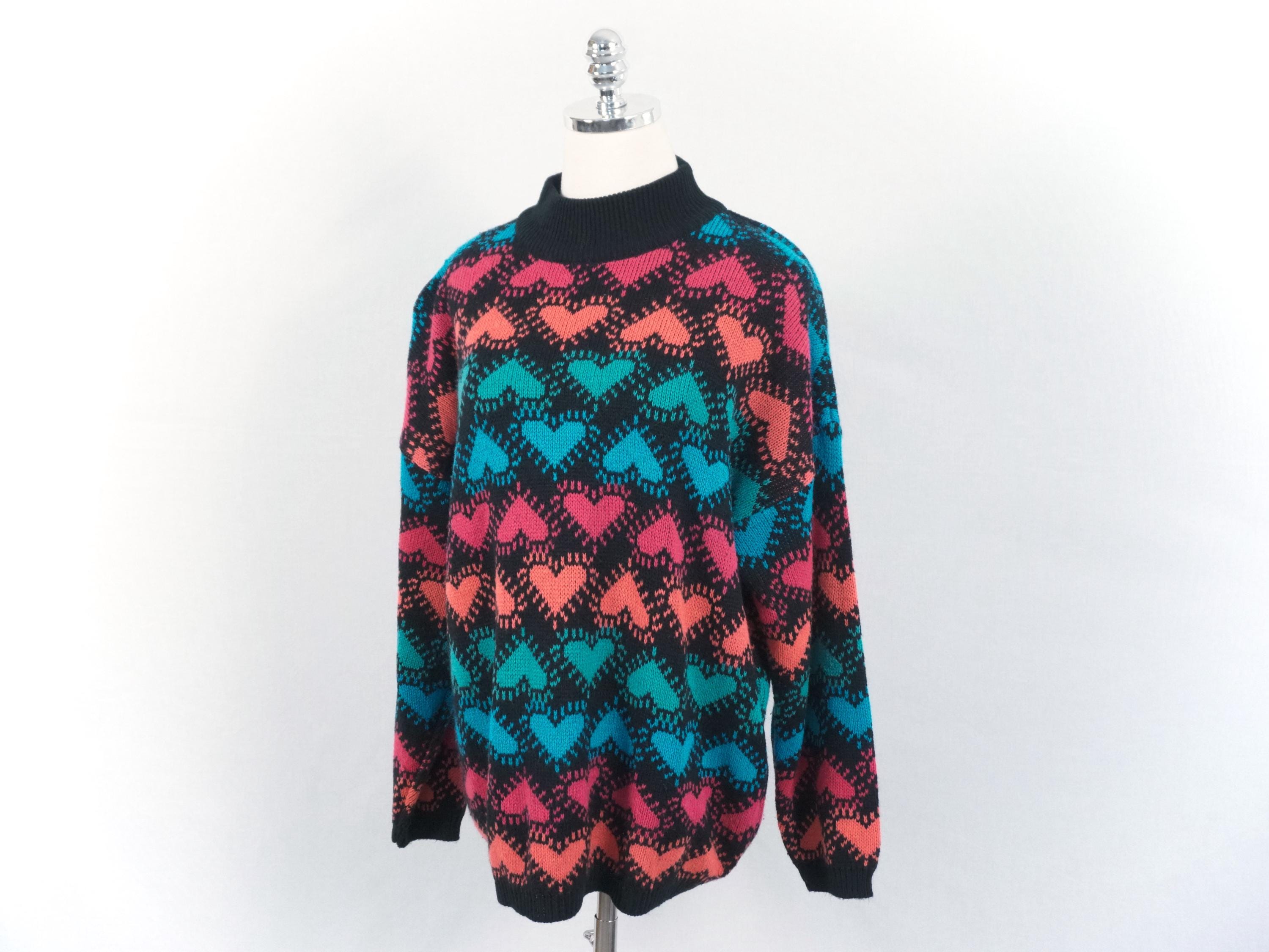KEITH HARING / JACQUARD KNIT SWEATER Keith Haring Sweaters - Etsy