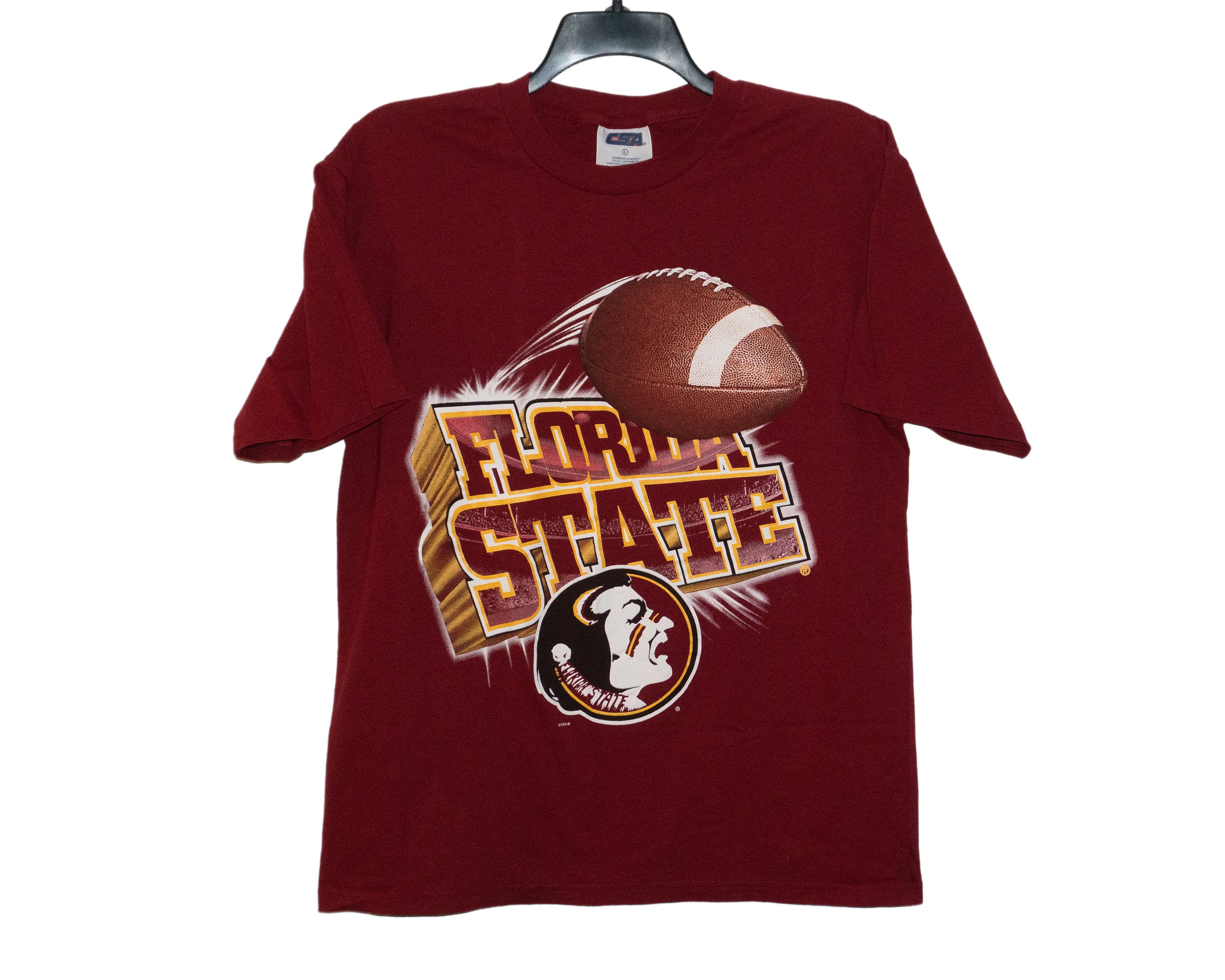 Vintage Florida State University Seminoles Football Garnet Red - Etsy