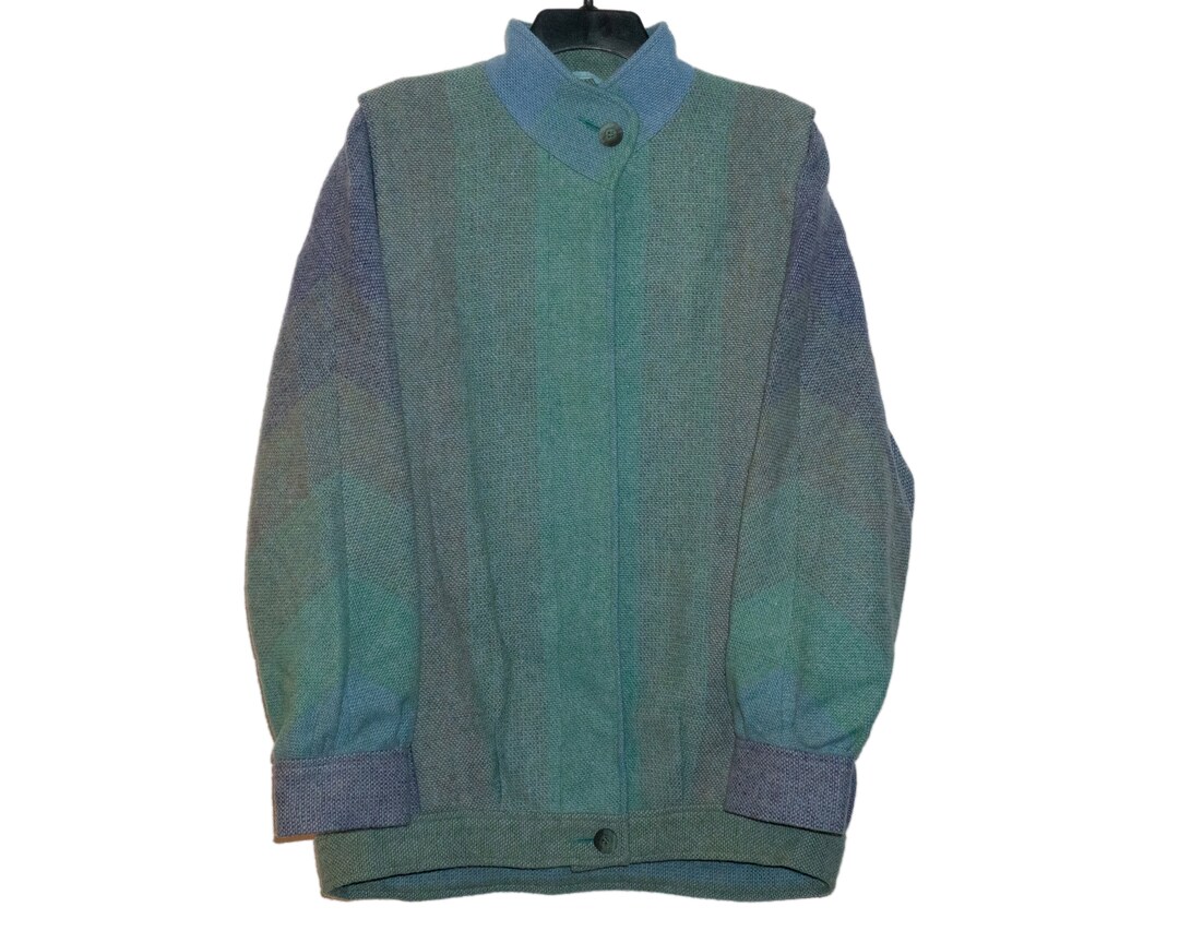 Vintage Avoca Collection Wicklow Ireland Pure New Wool Coat Etsy