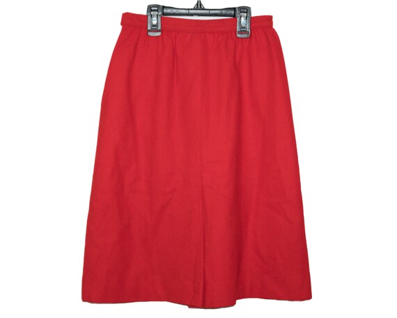 Vintage Pendleton Petite Fitted Solid Cherry True… - image 7