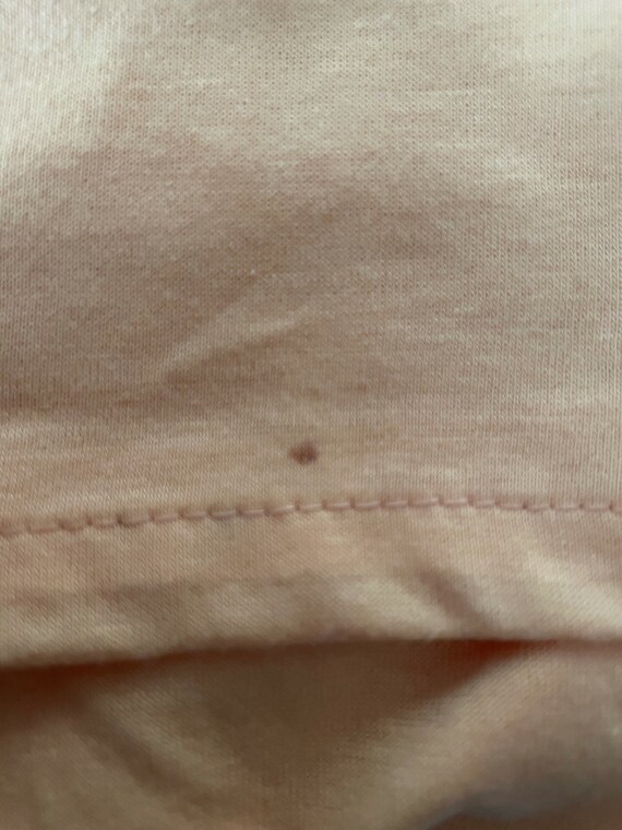 Vintage Sears Yellow Solid Plain Blank Short Slee… - image 4