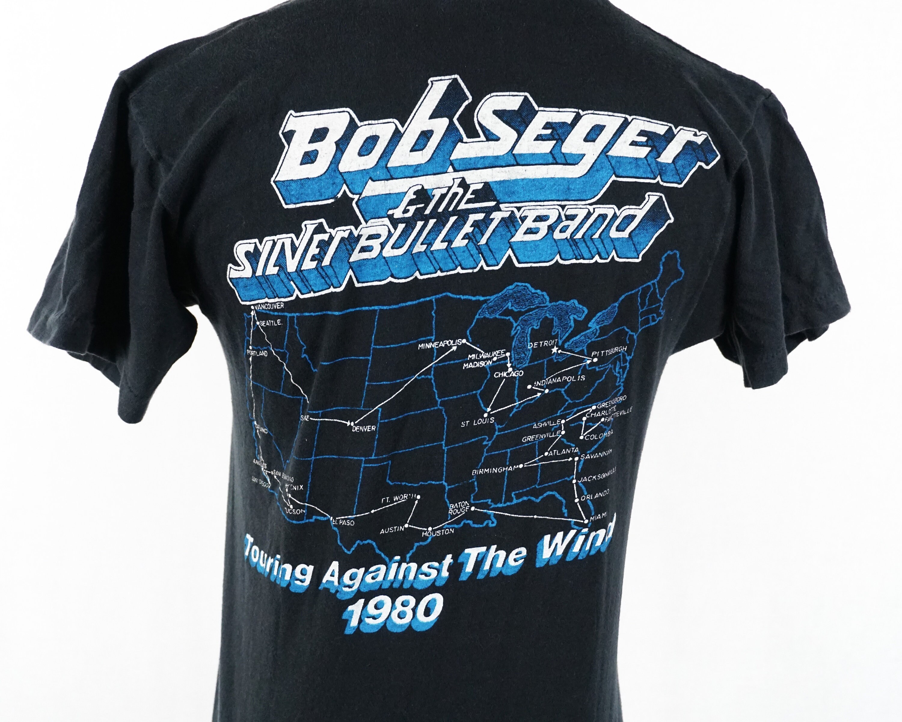 Vintage Bob Seger and the Silver Bullet Band Touring Against the