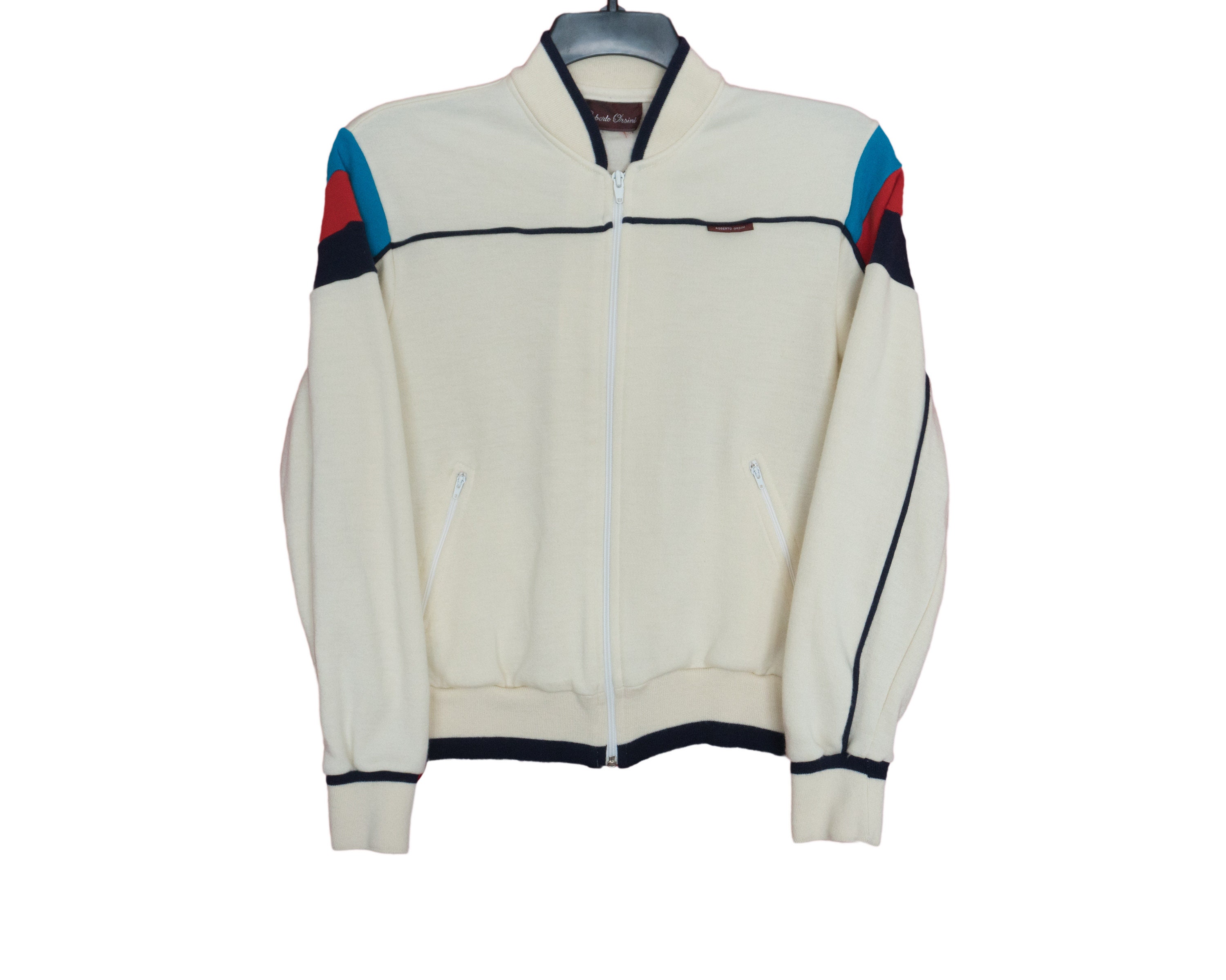 Vintage Roberto Orsini Track Jacket Style Sweatshirt Off-white - Etsy