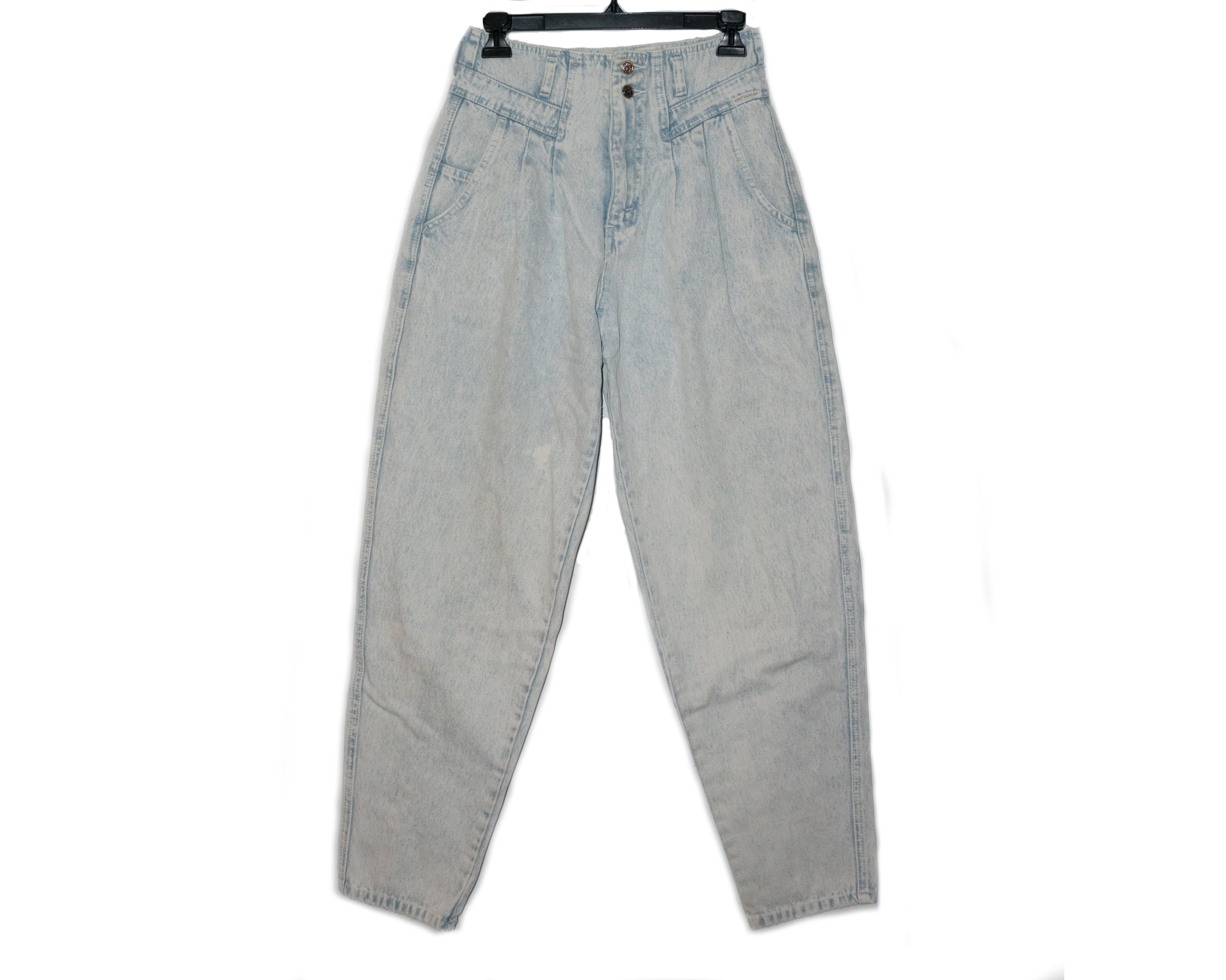 Vintage Brittania Light Wash 80's High Waisted Denim Jeans Size 10 - Etsy