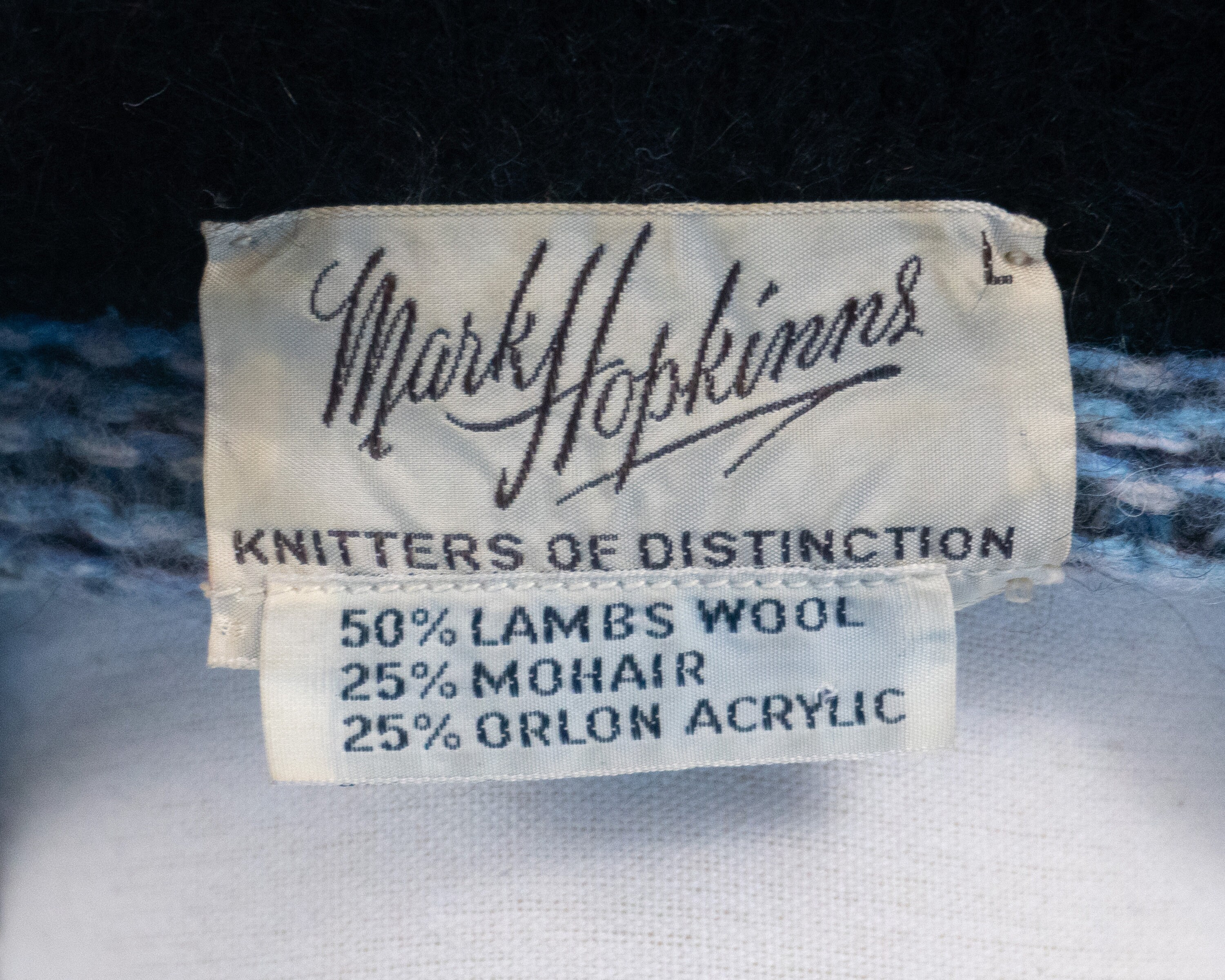 Vintage Mark Hopkinns Sweater Small/large Lambs Wool Mohair 