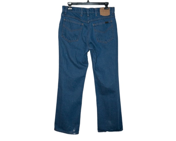 Vintage Roebucks Denim Jeans Medium Blue 32x30 - image 2