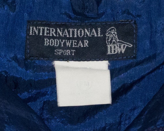 Vintage International Bodywear Sport Blue Abstrac… - image 3