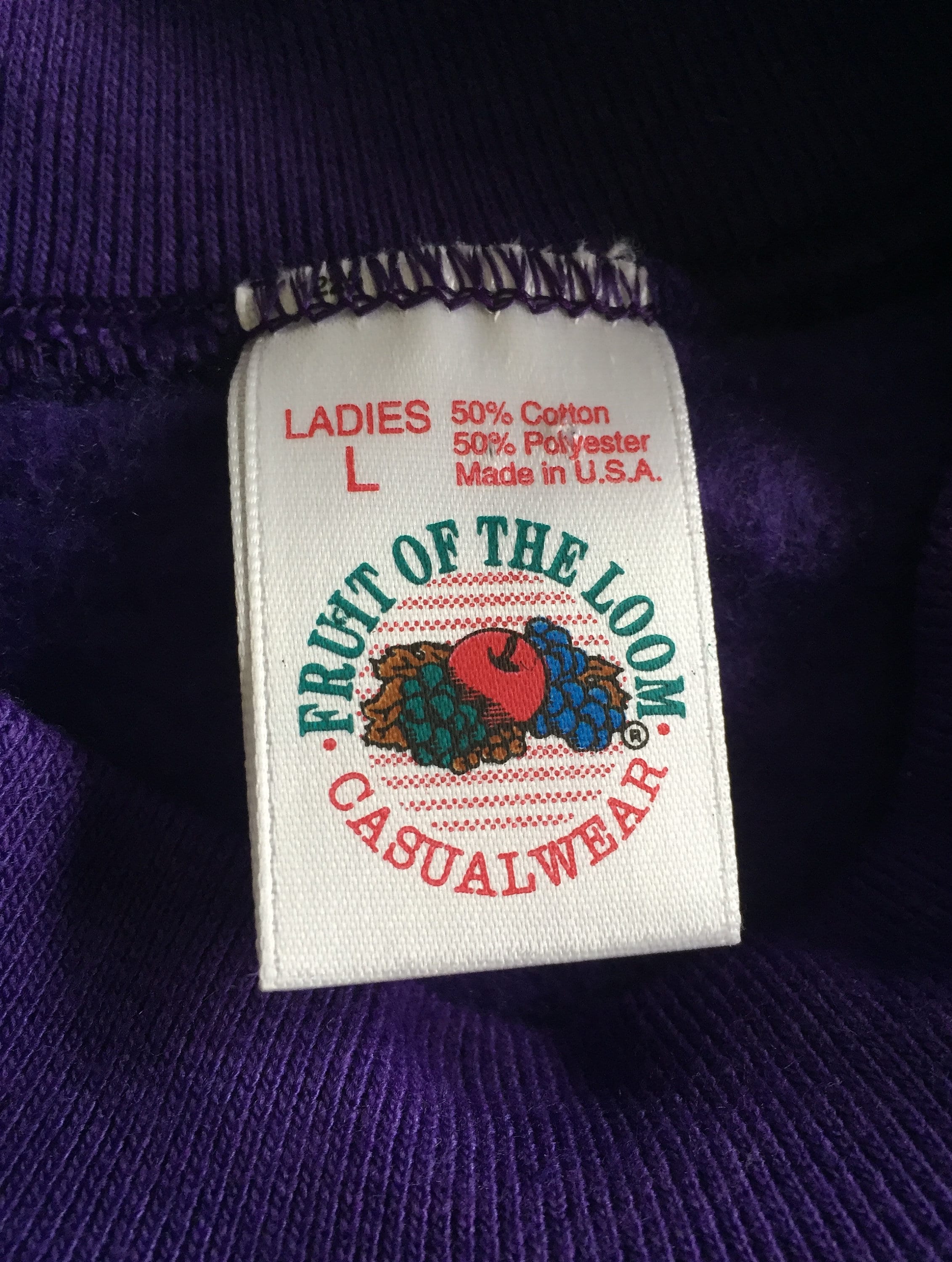 Vtg Louisville Cardinals Crewneck Sweatshirt Fruit of‎ the Loom